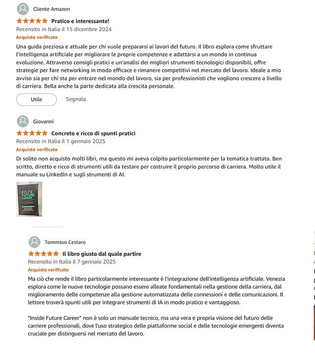 Libro sulle carriere del futuro